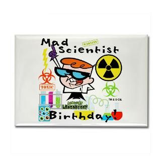 Mad Scientist Dexters Laboratory Birthday  peacockcards