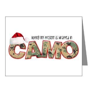 Marine Corps Christmas Thank You Note Cards