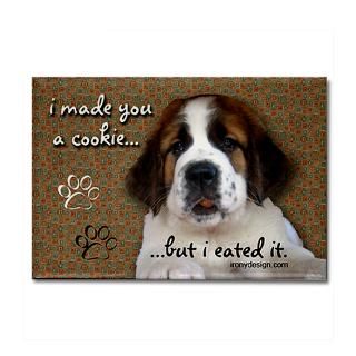 St Bernard Puppy Cookie  Irony Design Fun Shop   Humorous & Funny T