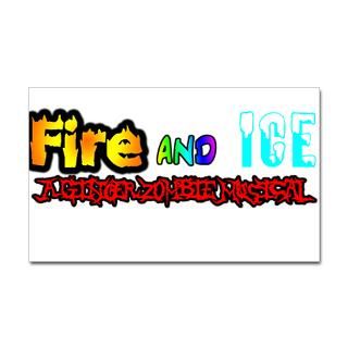 Fire And Ice Stickers  Fire And Ice Bumper Stickers –