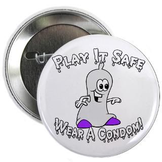 Wear a Condom 2.25 Button (100 pack)