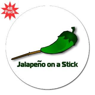 Jalapeno on a Stick  Chili Head Hot and spicy chili peppers