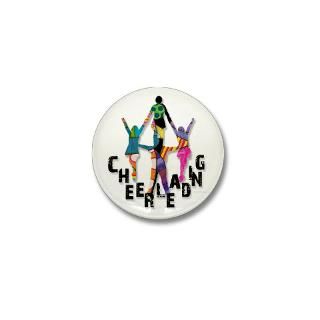 Cheer Pattern Stunt Group 2.25 Button (100 pack)