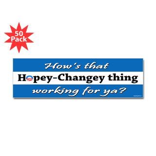 hopey changey bumper sticker 50 pk $ 126 99