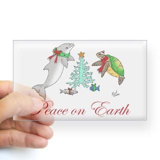 Peace Turtle Stickers  Car Bumper Stickers, Decals