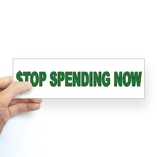 Stop Spending Now Sticker (Bumper 10 pk)