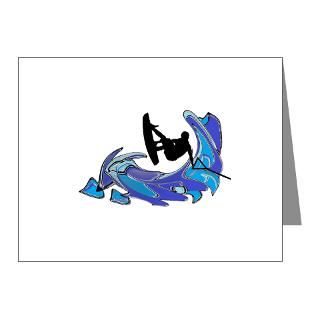 Wakeboarding Thank You Note Cards