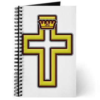 Christian Crowned Cross Walking Journal