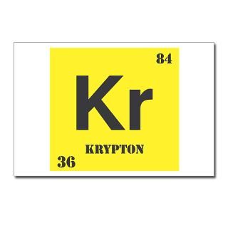 Krypton Element Postcards (Package of 8)