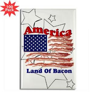 bacon flag rectangle magnet 100 pack $ 152 99