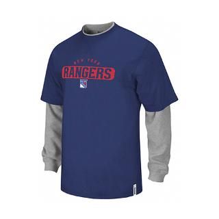 New York Rangers CH Splitter Long Sleeve Thermal T Shirt