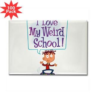 love my weird school rectangle magnet 100 pack $ 151 99
