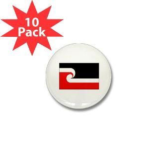 Maori Flag 2.25 Button (10 pack)