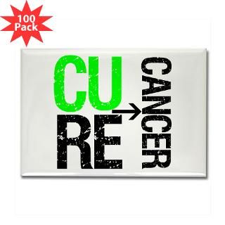 cure lymphoma cancer rectangle magnet 100 pack $ 168 99