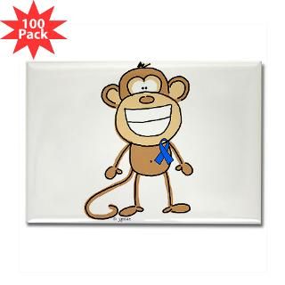 blue ribbon monkey rectangle magnet 100 pack $ 164 99