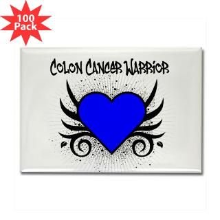 colon cancer warrior rectangle magnet 100 pack $ 168 99