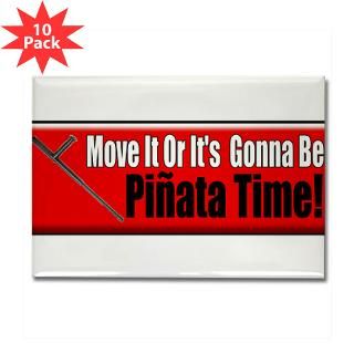 Pinata Time Rectangle Magnet (10 pack)
