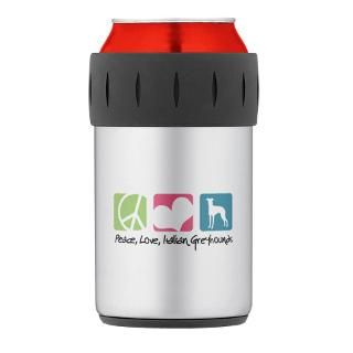 Peace, Love, Italian Greyhounds Thermos® Can Cooler by daecugifts