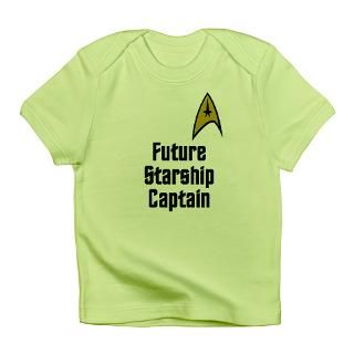 Babies Gifts  Babies T shirts  Future Starship Captain Infant T