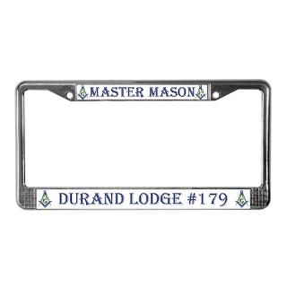 Durand Lodge #179 License Plate Frame