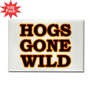 hot wild hog rectangle magnet 100 pack $ 189 99