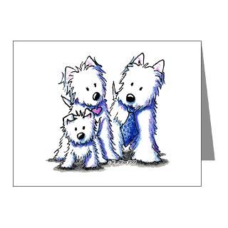 Westie Thank You Note Cards