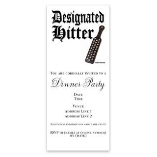Designated Hitter BDSM Paddle Invitations by Admin_CP3038123