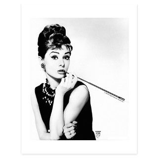 Audrey Hepburn Breakfast Tiffanys 16   Invitations by RadioDaysCards