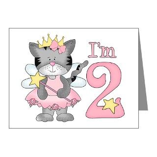 Gifts > 2 Note Cards > Kitty Princess 2nd Birthday Invitations 10pk