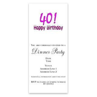 Funny 40Th Birthday Invitations  Funny 40Th Birthday Invitation