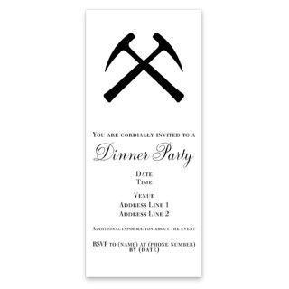 Crossed Rock Hammers Invitations by Admin_CP10395009