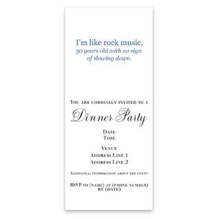 50 Years of Rock Pink Invitations by Admin_CP632682