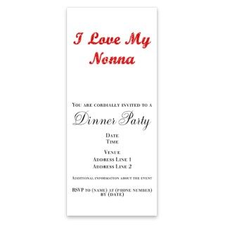 Love My Nonna (Red) Invitations by Admin_CP5975164