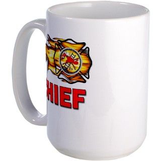 911 Gifts > 911 Drinkware > Fire Chief Large Mug