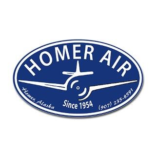 Air Gifts  Air Bumper Stickers  Homer Air Oval Sticker