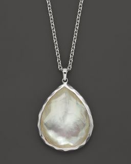 Ippolita Sterling Silver Wonderland Large Teardrop Pendant Necklace In