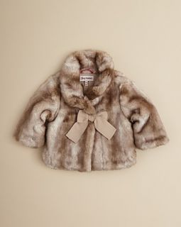 Infant Girls Faux Fur Coat   Sizes 12 24 Months