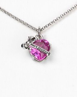 Juicy Couture Heart Banner Necklace, 15