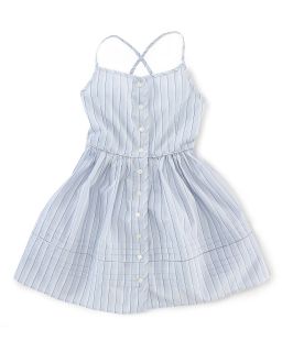 Ralph Lauren Childrenswear Girls Vintage Stripe Dress   Sizes 7 16