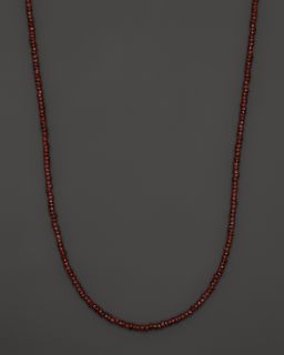 Garnet Faceted Rondelles Necklace, 17