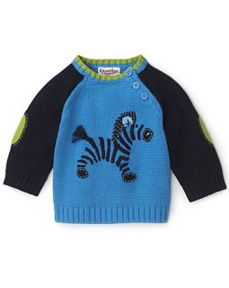 Infant Boys Cotton Zebra Sweater   Sizes 0 24 Months