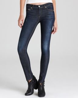 rag & bone/JEAN Distressed Skinny Jeans in Kensington Wash