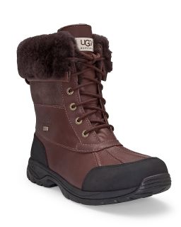 UGG® Australia Mens Butte Waterproof Leather Boots