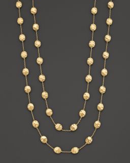 Siviglia Collection Large Bead Gold Necklace, 36L