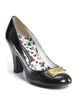 MARC BY MARC JACOBS High Heel Pumps with Logo Plate