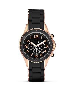 MARC BY MARC JACOBS Rock with Rose Gold Accents Watch, 40mm
