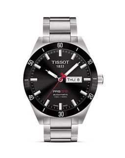 Tissot PRS516 Mens Black Automatic Sport Watch, 42mm