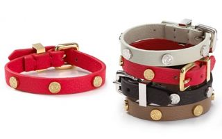 MARC BY MARC JACOBS Turnlock Leather Wrap Bracelet_2