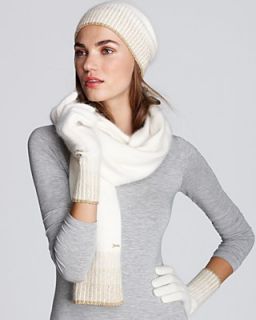 Juicy Couture Angora Gloves, Beanie & Scarf