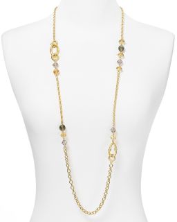 gold link multi stone necklace 42 orig $ 125 00 sale $ 87 50 pricing